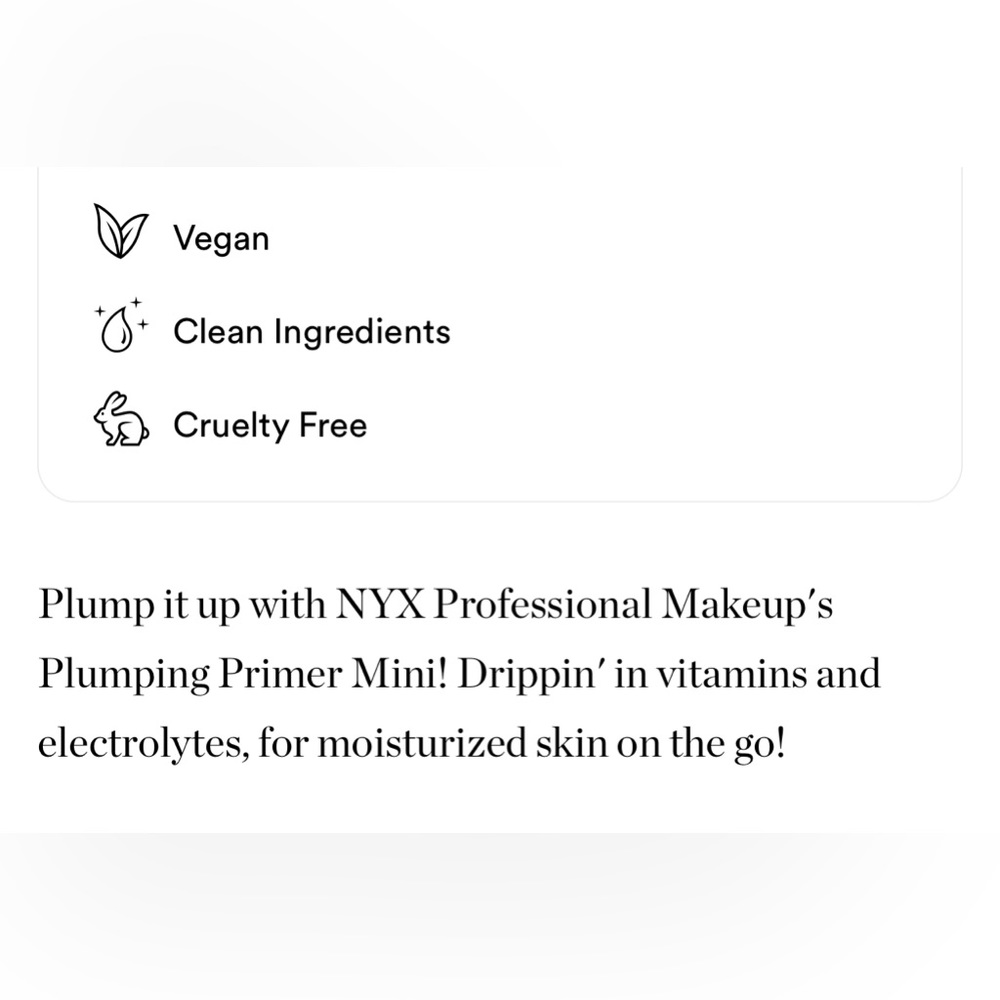 $10β€οΈβπ₯ LAST 1! NYX Plump Right Back Electrolytes Plumping Primer Serum π§ NEW - Picture 7 of 9